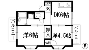 ハイツKSの物件間取画像